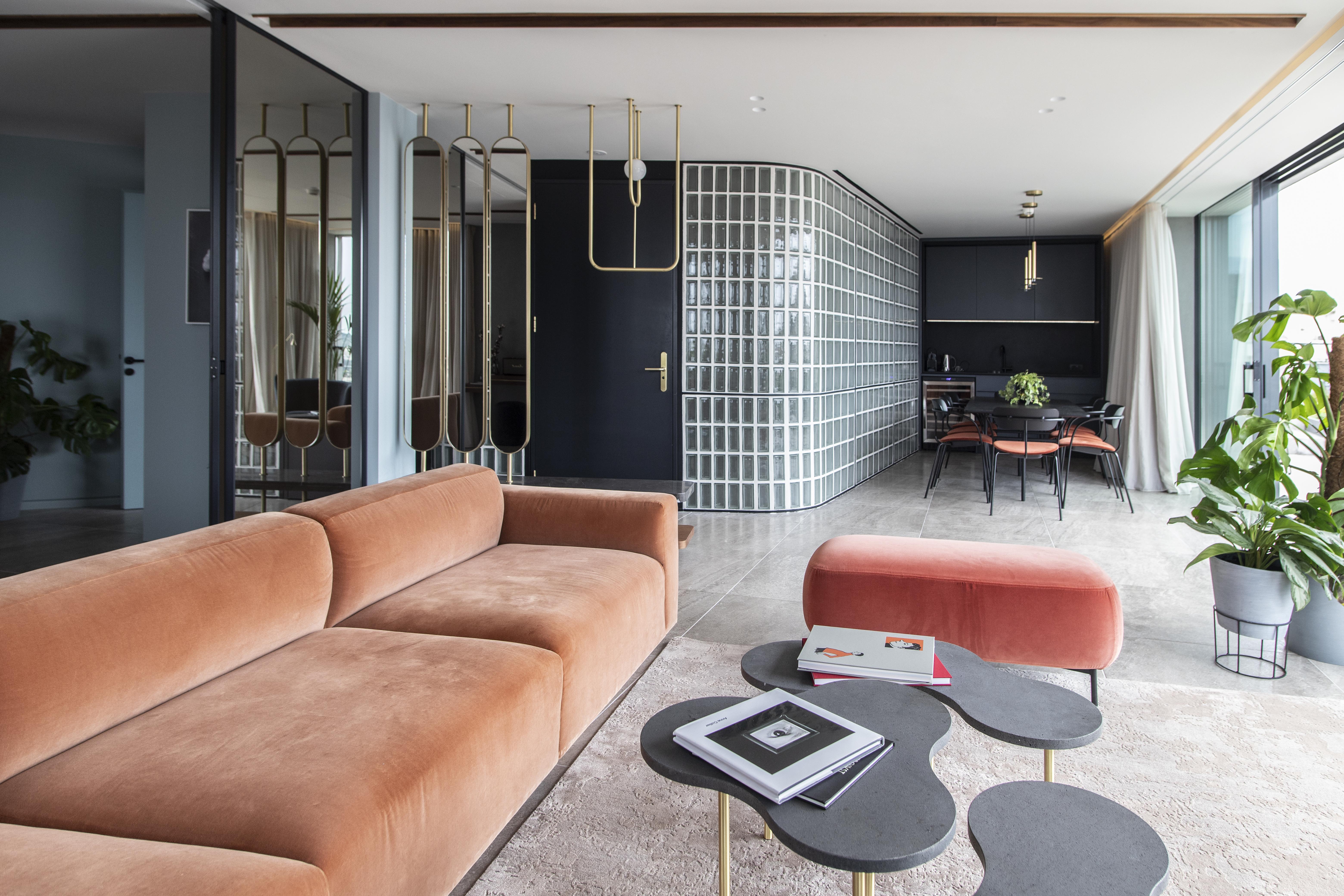 Perianth Hotel Athén Kültér fotó The interior of a penthouse apartment at The Standard